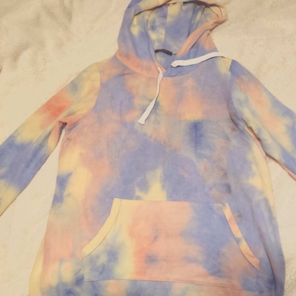 Tie Dye Fleece Hoodie - Picture 4 of 13